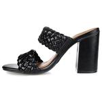 Босоножки Melissa на широком блочном каблуке Journee, красный - фото 4