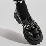 Лоферы женские черный Kekafu - фото 3