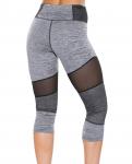 Леггинсы Mesh Panel Brigitte Capri In Graphite Tlf Apparel, Graphite - фото 2