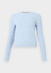 Джемпер Tommy Hilfiger CABLE, Breezy Blue/Light Blue - фото 5
