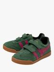 Детские кроссовки Harrier Strap Gola, Evergreen/Fuchsia - фото 3