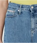 Юбка джинсовая А-силуэта Calvin Klein Jeans, синий - фото 4