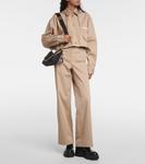 Маленькая плетёная сумка через плечо из рафии Prada, черный - фото 5