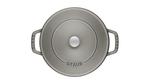 Сковорода-сотейник с чугунной крышкой Staub 2,4 л, 24 см, графитово-серый - фото 8