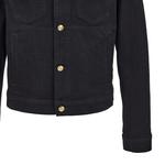 VERSACE Джинсовая куртка мужская, Black - фото 4