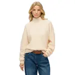 Свитер Superdry Slouchy high neck, бежевый - фото