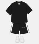 Шорты с логотипом Palm Angels, черный - фото 2