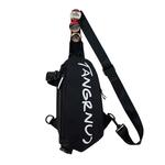 Texon Сумка через плечо Techson унисекс, Черная сумка + милый кулон в виде коровы - фото