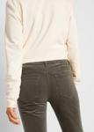 Брюки bootcut из эластичного вельвета Bpc Bonprix Collection, зеленый - фото 2