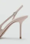 Высокие каблуки Mango, Beige - фото 4