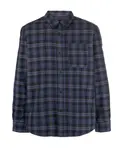 Рубашка Trek с клетчатым рисунком A.P.C., синий - фото