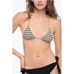 Узорчатый треугольный бикини-топ Tory Burch, Multicolor - фото