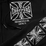 Толстовка West Coast Choppers Dominator full zip, черный - фото 3