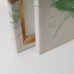 Картина на холсте A.S. Création Watercolor Face 2 цвет graugrün - фото 3