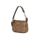 COACH Сумка кросс-боди из кожи и текстиля с принтом - фото 3