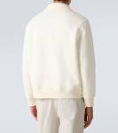 Хлопковый поло свитер Dunhill, Ivory - фото 4