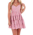 Платье Right On Time в розовый цветочек LE LIS - фото 3