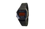 CASIO Часы Vintage A168, Black Dial Umber Watch Glass - фото