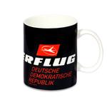 LOGOSHIRT Кружка 'Interflug-DDR' в черном цвете - фото