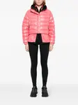Стеганый пуховик MONCLER, розовый - фото 2