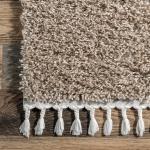 Nuloom Neva современный ковер 244 x 244 см с бахромой, beige - фото 9