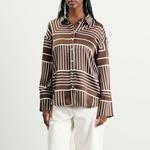 Рубашка с принтом Амиры 4Th & Reckless, Chocolate - фото 2