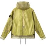 Прозрачный дождевик с капюшоном STONE ISLAND, зеленый - фото 2