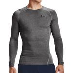 Спортивный топ Under Armour HeatGear Armour Comp Long Sleeve, серый - фото