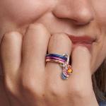 Pandora Copper-Silver Alloy Rings Women's - фото 9