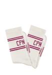 Носки Copenhagen Studios BIG LOGO 2PACK, Cream Weiß Mit Beere/Off-White - фото 4