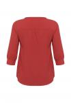 Блуза Kaffe Curve Blouse, True Red/Red - фото 6
