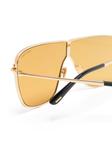 TOM FORD Eyewear солнцезащитные очки Huxley, золотой - фото 2