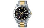 CASIO Часы Men Standard Series 49mm Black Watch MTP-VD01SG-1B - фото
