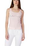 Майка женская GUESS со стразами, розовый - фото