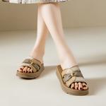 Женские сандалии Slide Captain illy, бежевый - фото 6