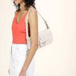 BALLY Кожаная сумка, женская сумка через плечо bone white - фото 5