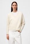Джемпер ADOLFO DOMINGUEZ V-NECK SWEATER, Ice/Off-White - фото
