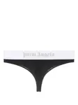 Трусы-стринги с логотипом PALM ANGELS, черный - фото