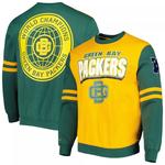 Мужской пуловер Mitchell & Ness Green Green Bay Packers All Over 2.0 - фото 4