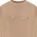 Вышитый хлопковый свитшот 'S MAX MARA, коричневый - фото 4