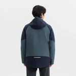 Мужская треккинговая куртка-трансформер с утеплением из гусиного пуха Quechua MH900 синяя - фото 11