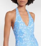 Купальник Cap Mala с принтом HEIDI KLEIN, синий - фото 4