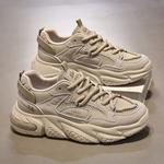 Кроссовки WARRIOR Chunky Sneakers Unisex Low-top, бежевый/черный/оранжевый - фото 18