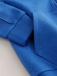 Толстовка с капюшоном на молнии Next, синий - фото 4