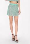 Мини-юбка A-line skirt myMo at night, бирюзовый - фото