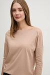 Лонгслив Sisley, бежевый - фото 3