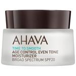 Дневной крем time to smooth age control even tone moisturizer borad spectrum spf 20 Ahava, объем 50 мл - фото