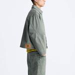 Куртка Zara Oversized With Patch, серый - фото 4