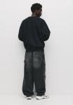 Толстовка PULL&BEAR ROUND NECK, Black - фото 3