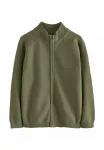 Кардиган на молнии Next, Khaki Green - фото